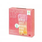 Legami Στρώμα Θαλάσσης Inflatable lilo girls just wanna have sun MATT0006  ΠΡΟΪΟΝΤΑ Αλφαβητάρι Βιβλιοπωλείο
