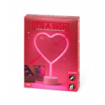 LEGAMI IT'S A SIGN - NEON EFFECT LED LAMP - HEART LL0003 ΠΡΟΪΟΝΤΑ Αλφαβητάρι Βιβλιοπωλείο