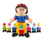 Snow White & Seven Dwarfs Hand & Finger Puppet Set ΠΑΙΧΝΙΔΙΑ alfavitari.com