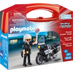 Βαλιτσάκι Αστυνόμος με Μοτοσικλέτα Playmobil City Action 5648 (2021) ΠΡΟΪΟΝΤΑ alfavitari.com